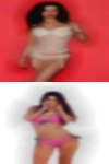 Woman sporting nude aunties