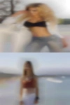 Pissing women looking room