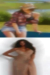 Hot naked girls torture man