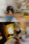 Horny middle-aged female sign